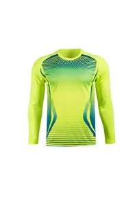 Vue détaillée du devant montrant le tissu jaune fluo et le motif dégradé du maillot