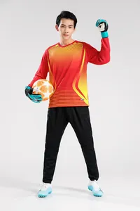 Tenue complète de gardien de football pour adulte avec pantalon rembourré et ballon