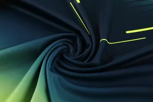 Vue macro détaillée montrant la texture en maille respirante à séchage rapide d'un maillot de foot