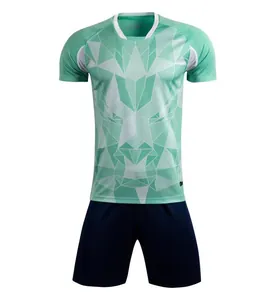 Fußball-Trikot-Set für Herren mit geometrischem Löwenprint für das sportliche Training