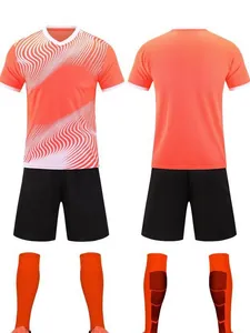 Unisex Quick Drying Soccer Jersey Short Sleeve Training Top Breathable Athletic Football Apparel For Kids Adults Team Competition