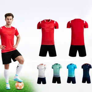 Professioneel voetbalshirt met korte mouwen set voor volwassenen en kinderen met korte broek