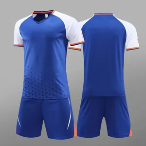 Conjunto de camiseta y pantalones de fútbol transpirables de secado rápido para hombre y niño