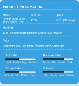 Produktdatenblatt für schnelltrocknendes Polo-Shirt mit Material- und Passformdetails.