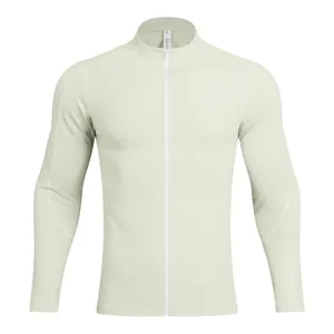 Breathable quick-dry outdoor sports jacket with stand collar for hiking and fitness