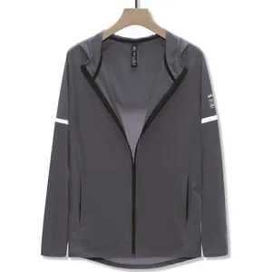 Women's lightweight hooded skin jacket, breathable summer outdoor sports windbreaker coat