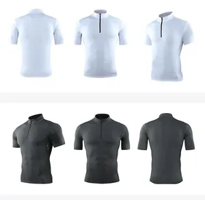 Vues détaillées avant, arrière et latérales de t-shirts de sport à manches courtes pour hommes