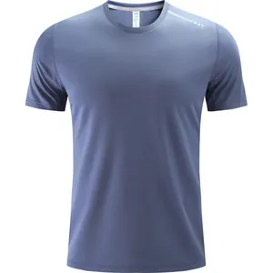 T-Shirt de Sport à Séchage Rapide pour Hommes Femmes Enfants Polyester Maille Respirante Manches Courtes Haut pour Course Cyclisme Vêtements de Sport Décontractés Bande Réfléchissante