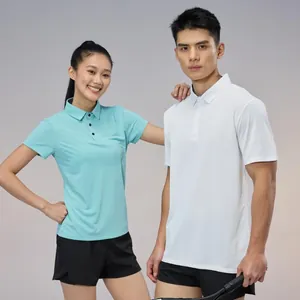 Breathable quick-dry short sleeve Polo shirts designed for outdoor sports and marathons