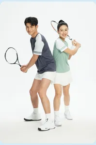 Schnelltrocknendes atmungsaktives Sport-T-Shirt für Damen und Herren Tennisbekleidung