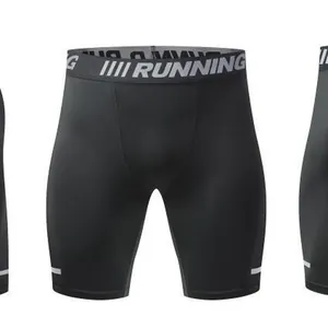 Short de compression noir professionnel pour homme idéal pour le sport fitness