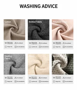 Instrucciones de lavado y cuidado para punto de seda de hielo y tejidos premium