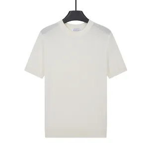 Atmungsaktives weißes Herren T-Shirt aus Waffelstrick mit kühlender Ice Silk Technologie