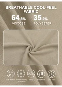 Close-up macro view of breathable ice silk fabric for luxury men's knitted Polo shirts