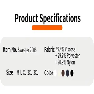 Detail view showing material composition and available sizes for men's half-zip polo shirt