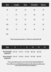 Λεπτομερές διάγραμμα μεγεθών για ανδρική πλεκτή μπλούζα πόλο με μετρήσεις και συμβουλές
