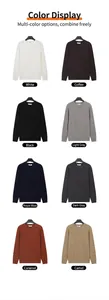 Vari colori disponibili per maglioni da uomo lavorati a maglia a girocollo slim fit
