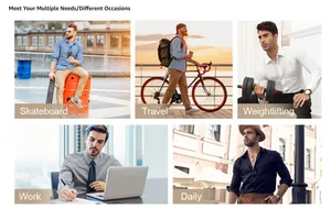 Chemises infroissables polyvalentes pour hommes pour le travail, les voyages et le quotidien