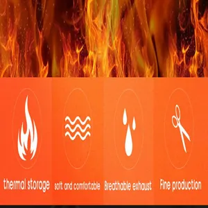 Graphique détaillé montrant la rétention thermique et la respirabilité du haut
