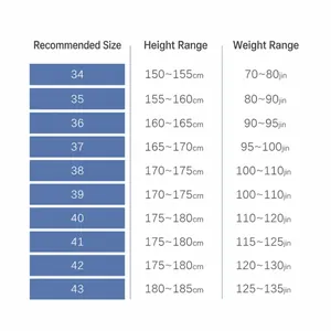 Comprehensive size chart for women's slim fit non-iron pure cotton professional shirt