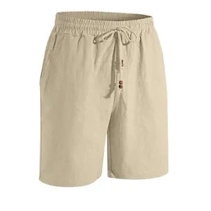 Pantaloncini Uomo Estate Casual Seta di Ghiaccio Asciugatura Rapida Larghi Sottili Traspiranti Sportivi a Cinque Punti Coulisse Vita Poliestere