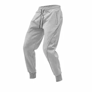 Men's Casual Jogger Pants American Sporty Drawstring High Waist Loose Fit Sweatpants Brushed Polyester Trousers Bottom
