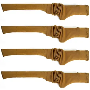 Brauner gerippter gestrickter Gewehrsocken-Schutzbezug für Outdoor Jagdausrüstung