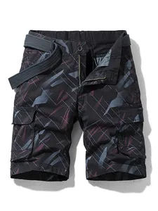 Herren Sommer Cargo-Shorts mit Multi-Pocket-Design und coolem Streetstyle-Muster