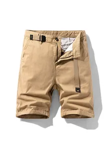 Ανδρικά Καλοκαιρινά Βαμβακερά Cargo Σορτς Techwear Τακτικά Σορτς Με Πολλές Τσέπες Και Ζώνη Χαλαρή Εφαρμογή Casual Υπαίθρια