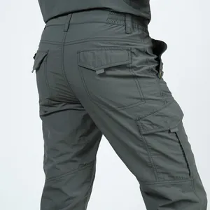 Ademende sneldrogende cargo-broek voor heren, ideaal voor wandelen en buitensporten