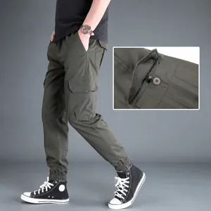 Ανδρικό Παντελόνι Cargo Jogger από Μετάξι Πάγου Casual Χαλαρό Γρήγορο Στέγνωμα Πολλαπλές Τσέπες Αθλητικό Παντελόνι Άνοιξη Καλοκαίρι Φθινόπωρο