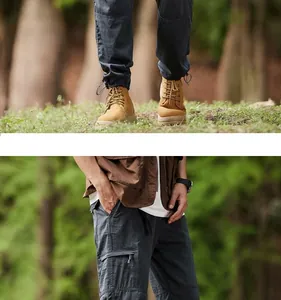 Detaillierte Ansicht der schnelltrocknenden Wanderhose mit Mehrfachtaschen im Wald