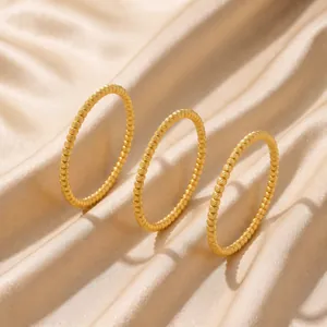 Women Elegant Stainless Steel Twisted Rope Bangle Fashion Oval Braided Bracelet Gold Silver Plated Clasp Cuff Bangle Jewelry