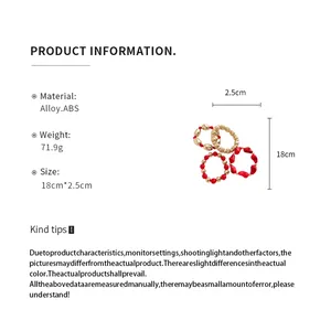 Detalle del conjunto de pulseras elásticas de acrílico de 18cm por 2,5cm de ancho