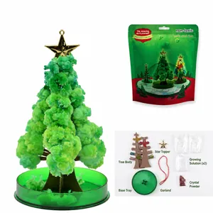 Kit albero di Natale magico fai-da-te con confezione e componenti inclusi.
