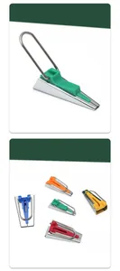 Set di cinque produttori di nastri sbieco colorati per progetti di cucito fai da te