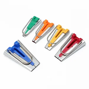 Attrezzo per Sbieco in Acciaio Inossidabile Set di Strumenti Manuali per Bordatura Patchwork per Cucito Fai da Te Trapuntatura Strumenti Artigianali Multicolore