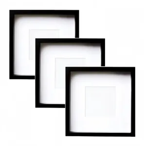 Modern Minimalist MDF Shadow Box Frame 3D Deep Hollow Photo Frame For DIY Dried Flower Specimen Blind Box Display Storage Case Decor