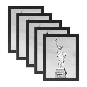 Handmade MDF Wood Picture Frame With Rotating Buckle Minimalist Decorative Photo Frame For Wall Hanging Tabletop Home Decor