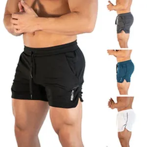 Herren-Sportshorts in verschiedenen Farben mit Kordelzug und Seitenschlitzen