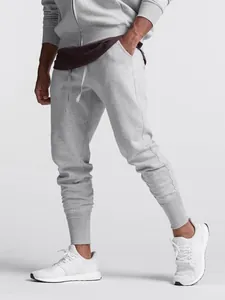 Herren Casual Slim Fit Joggers Sportlich Baumwollmischung Jogginghose Einfarbig Kordelzug Verjüngte Manschetten French Terry Hose Laufen Gym Fitness Unterteil