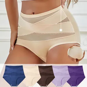 High waist tummy control shapewear panties for women with seamless butt lifting design