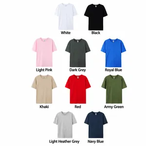 High-quality 180g pure cotton oversized t-shirt with drop shoulder available in ten colors