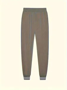 Pantaloni jogger riflettenti iridescenti da donna con polsini a costine