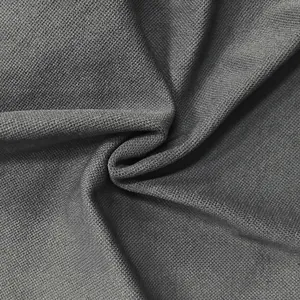 High-quality macro texture of gray seamless knit plain weave nylon yoga fabric