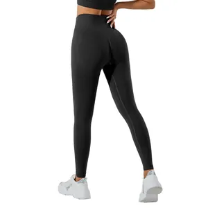 Leggings de yoga de cintura alta con efecto push-up para fitness y deporte