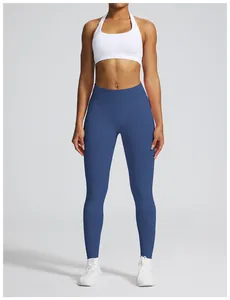 Nahtlose Yoga-Hose mit hoher Taille und Peach-Lift-Design für Damenfitness.