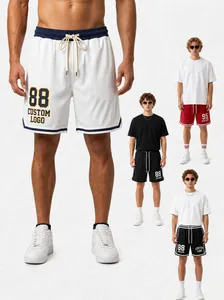 Herren Schnelltrocknend Mesh Sport Shorts Sublimationsdruck Atmungsaktiv Locker Athletische Hosen Für Sommer Laufen Training Lässige Gym Shorts