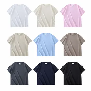 T-shirt oversize en coton lourd 280g disponible en neuf couleurs variées pour homme