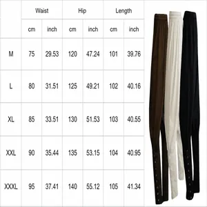 Ausführliche Größentabelle für mittelalterliche Wikinger-Herrenhose aus Baumwolle